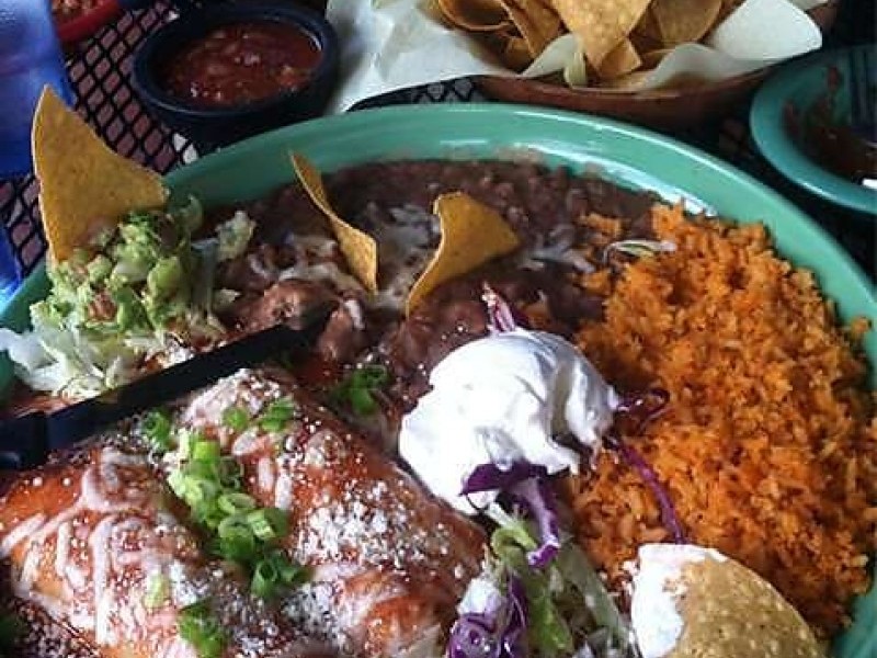 Enchiladas Los Patios Mexican Restaurant Old Town San Clemente Orange County California