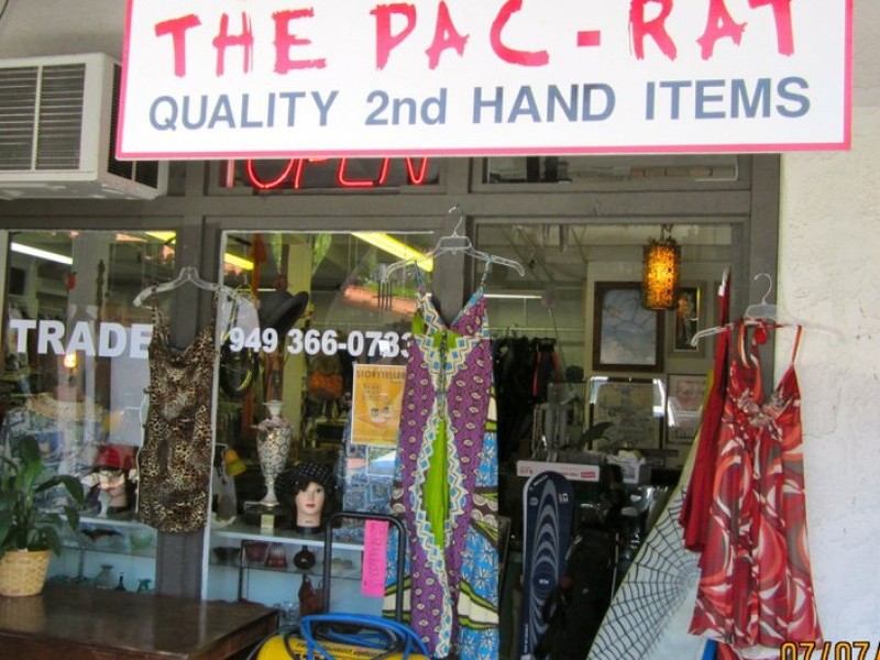 Thrift Store San Clemente - The Pac Rat - Old Town Square San Clemente CA